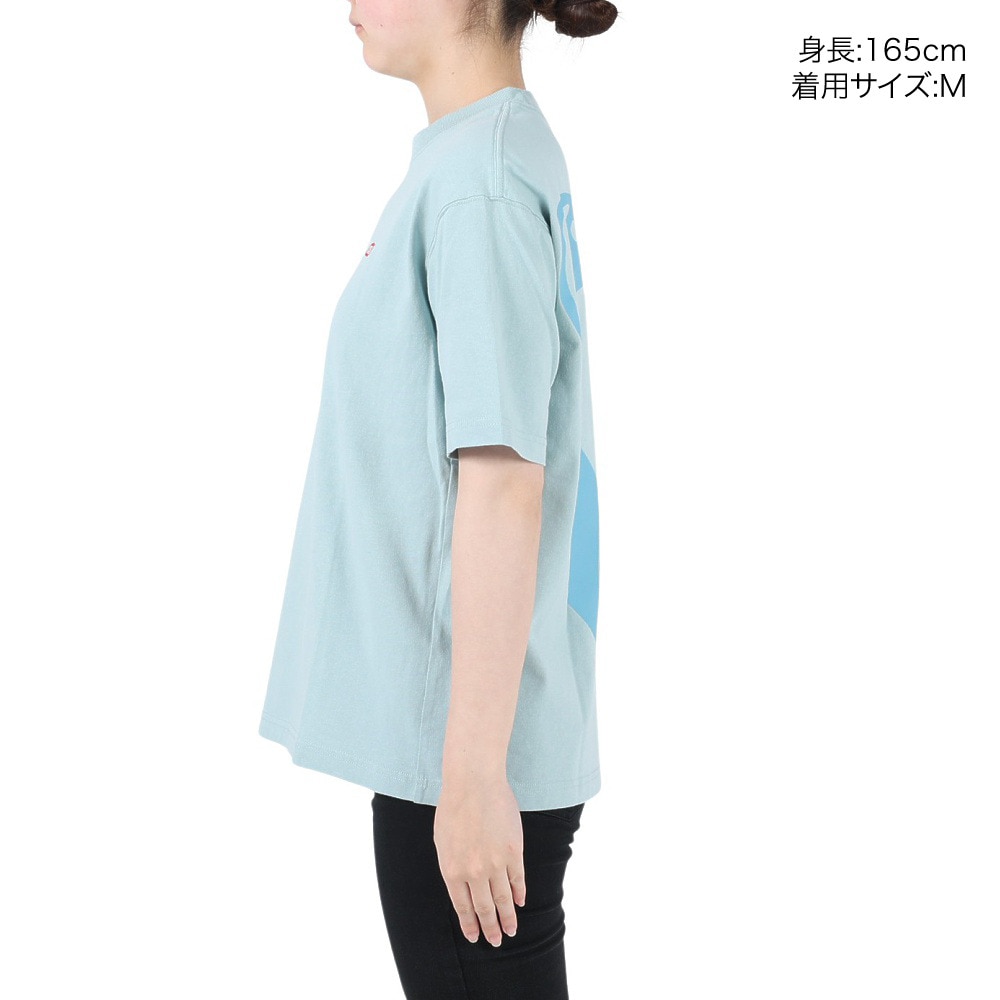 チャムス（CHUMS）（レディース）半袖Tシャツ オーバーサイズド Big BOOBY Tシャツ CH11-2167-A002 ブルー