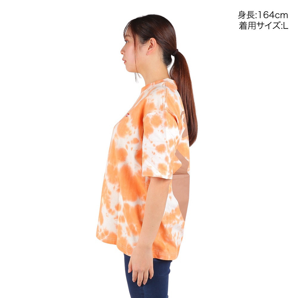 チャムス（CHUMS）（レディース）半袖Tシャツ オーバーサイズド Big BOOBY Tシャツ CH11-2167-Z266 オレンジ