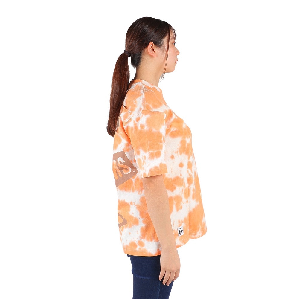 チャムス（CHUMS）（レディース）半袖Tシャツ オーバーサイズド Big BOOBY Tシャツ CH11-2167-Z266 オレンジ