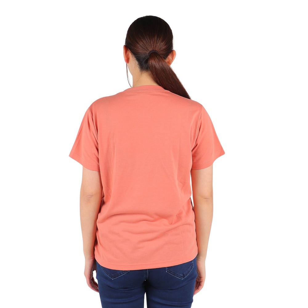 チャムス（CHUMS）（レディース）半袖Tシャツ フレイムリターダント フラップポケットTシャツ CH11-2185-R078 サーモンピンク