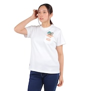 チャムス（CHUMS）（レディース）半袖Tシャツ Picnic BB ポケット 半袖シャツ CH11-2192-W001 ホワイト