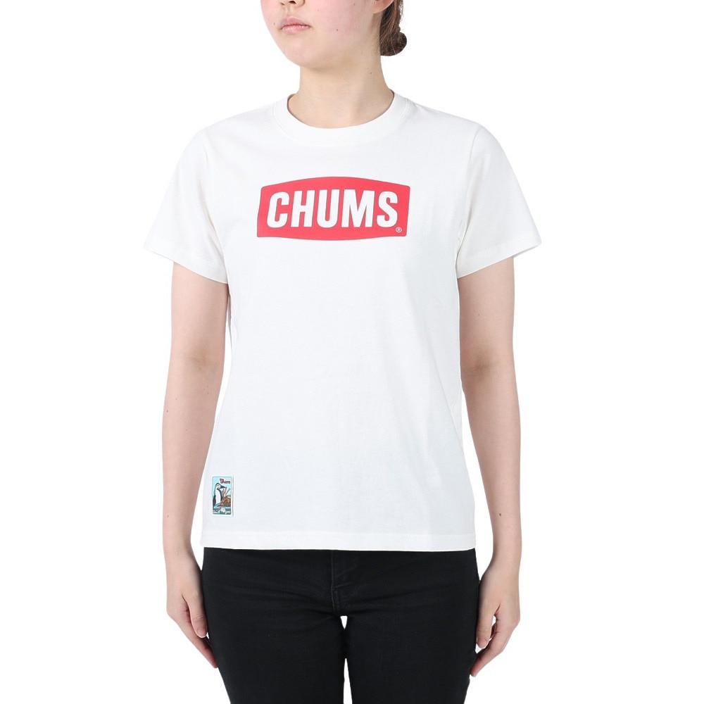 チャムス（CHUMS）（レディース）半袖Tシャツ 40 Years ロゴTシャツ CH11-2252-W001 ホワイト