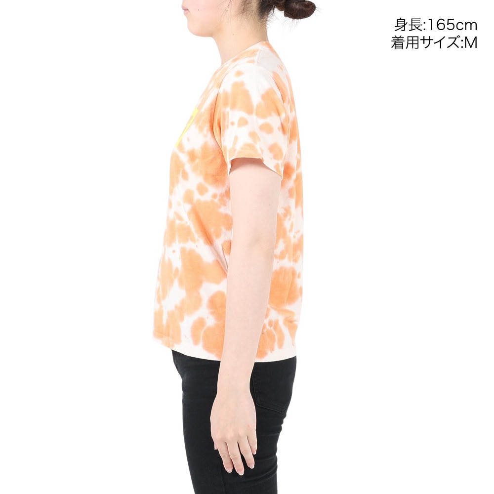 チャムス（CHUMS）（レディース）半袖Tシャツ 40 Years ロゴTシャツ CH11-2252-Z266 オレンジ