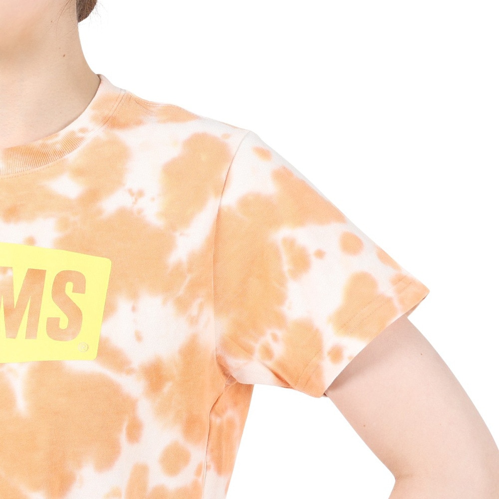 チャムス（CHUMS）（レディース）半袖Tシャツ 40 Years ロゴTシャツ CH11-2252-Z266 オレンジ