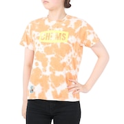 チャムス（CHUMS）（レディース）半袖Tシャツ 40 Years ロゴTシャツ CH11-2252-Z266 オレンジ