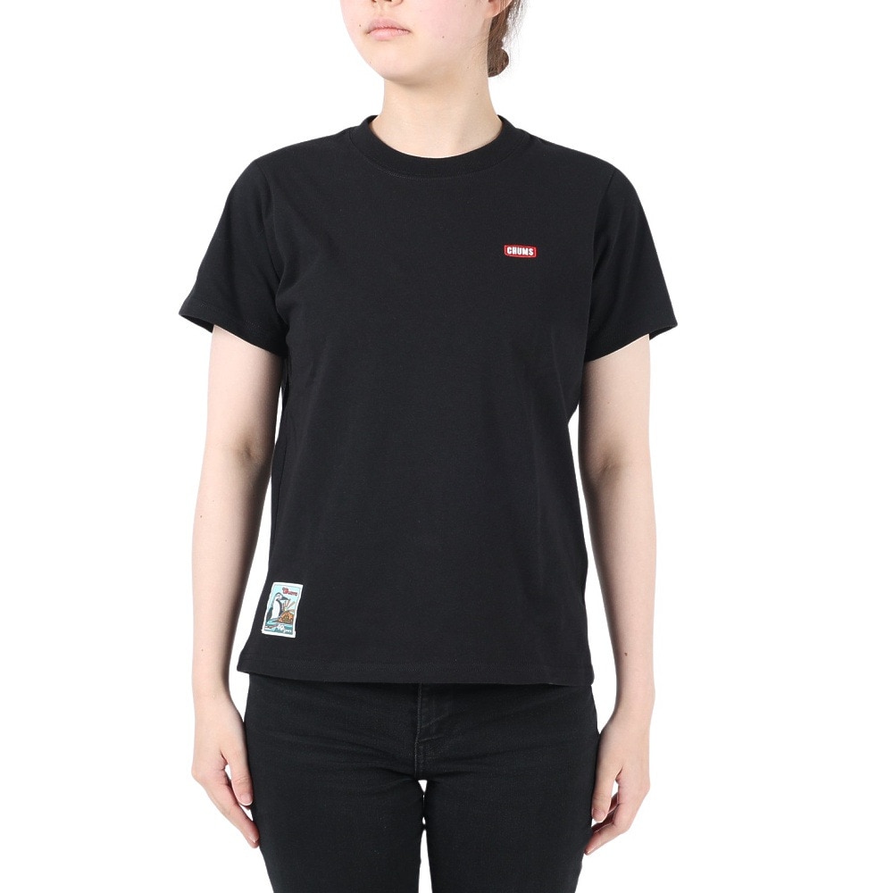 チャムス（CHUMS）（レディース）半袖Tシャツ 40 Years Old ブービーTシャツ CH11-2253-K001 ブラック