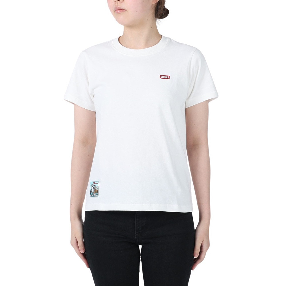 チャムス（CHUMS）（レディース）半袖Tシャツ 40 Years Old ブービーTシャツ CH11-2253-W001 ホワイト