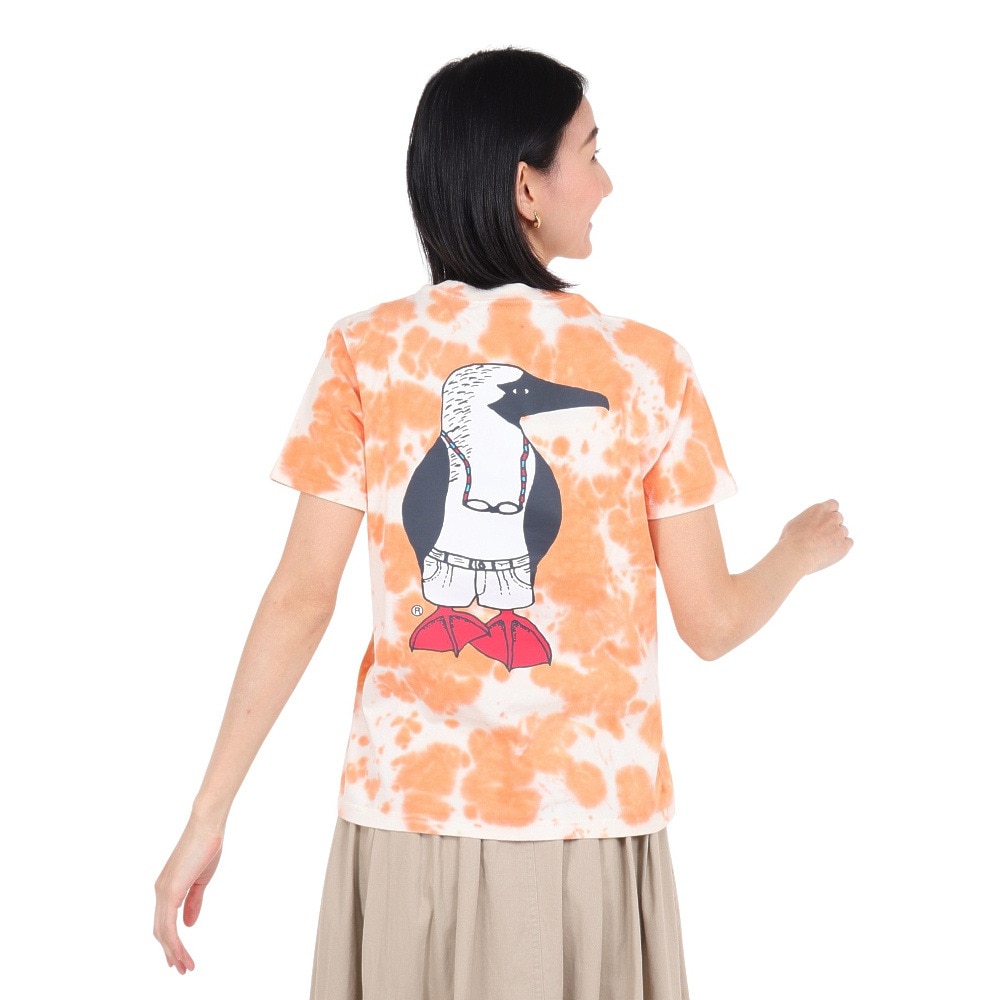 チャムス（CHUMS）（レディース）半袖Tシャツ 40 Years Old Booby 半袖Tシャツ CH11-2253-Z266 オレンジ