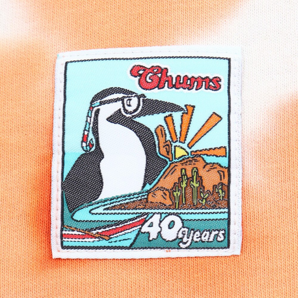 チャムス（CHUMS）（レディース）半袖Tシャツ 40 Years Old Booby 半袖Tシャツ CH11-2253-Z266 オレンジ