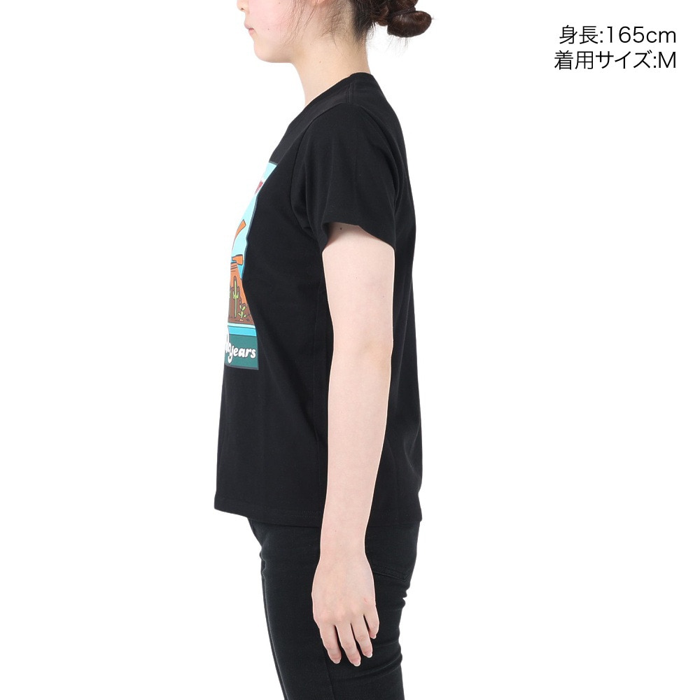 チャムス（CHUMS）（レディース）半袖Tシャツ 40 Years 半袖Tシャツ CH11-2254-K001 ブラック