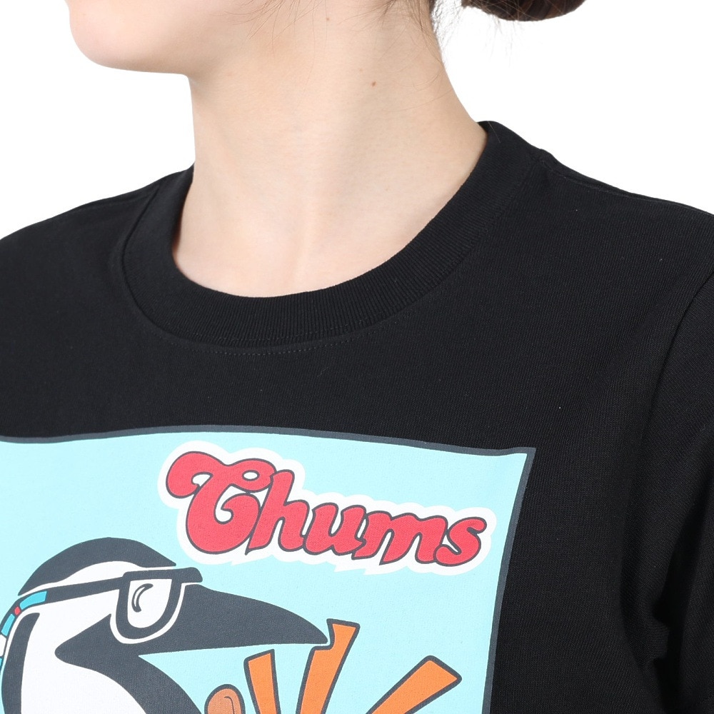 チャムス（CHUMS）（レディース）半袖Tシャツ 40 Years 半袖Tシャツ CH11-2254-K001 ブラック