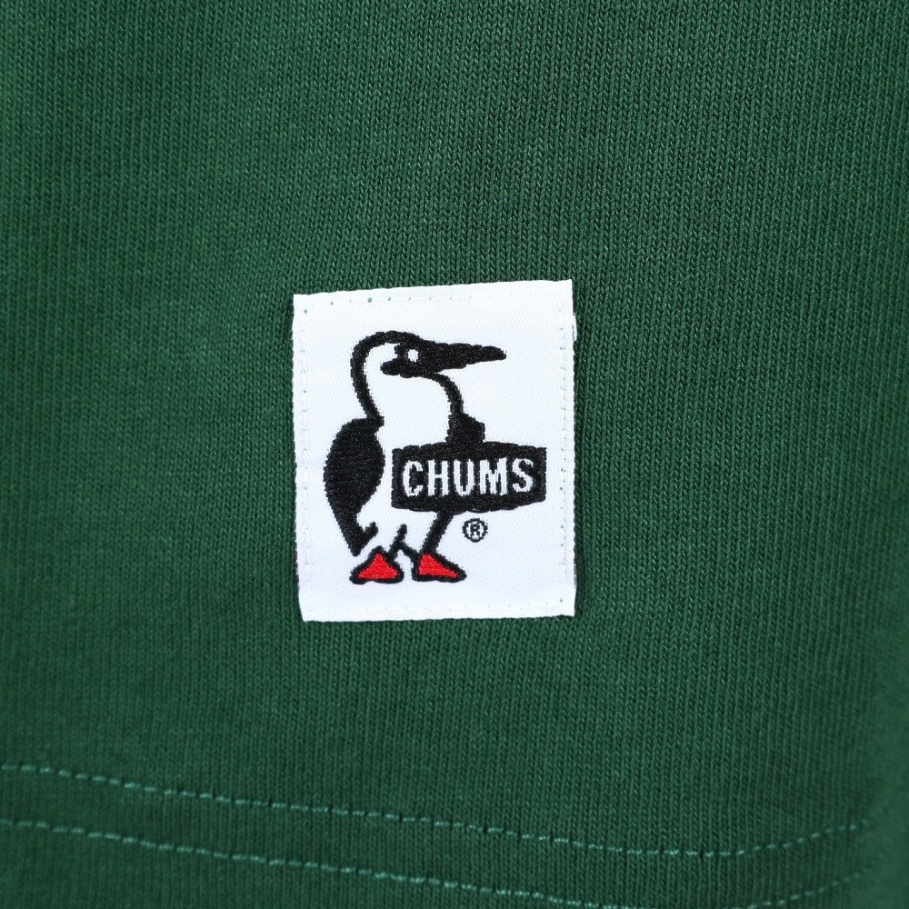 チャムス（CHUMS）（レディース）高耐久 ヘビー ウェイト コットン ロゴロングスリーブTシャツ CH11-2273-M080 グリーン ブレイキン