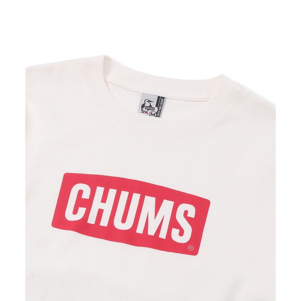 チャムス（CHUMS）（レディース）高耐久 ヘビー ウェイト コットン ロゴロングスリーブTシャツ CH11-2273-W014 ホワイト ブレイキン