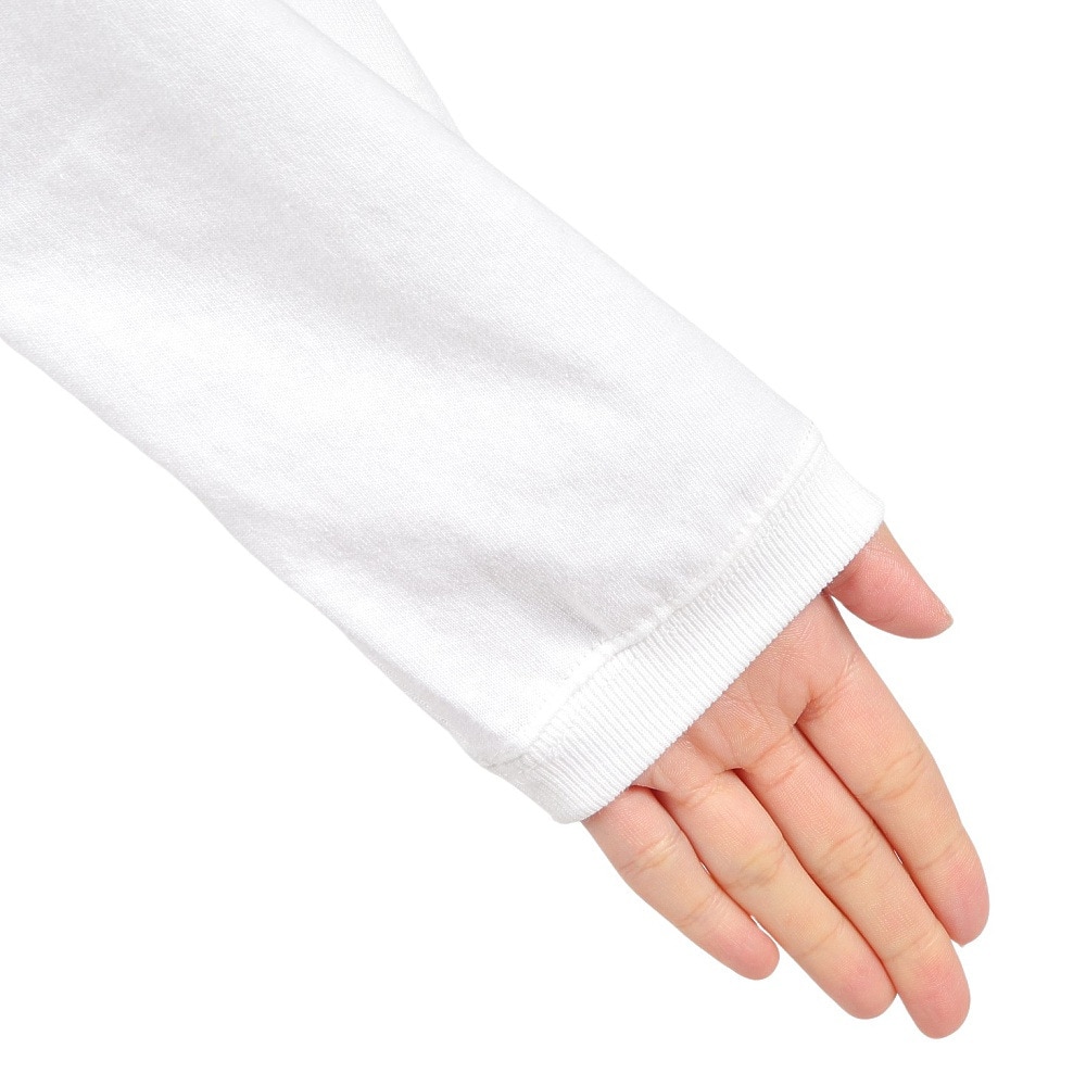 チャムス（CHUMS）（レディース）長袖Tシャツ ロンT ブービーロゴTシャツ CH11-2275-W001 ホワイト バックプリント 綿100