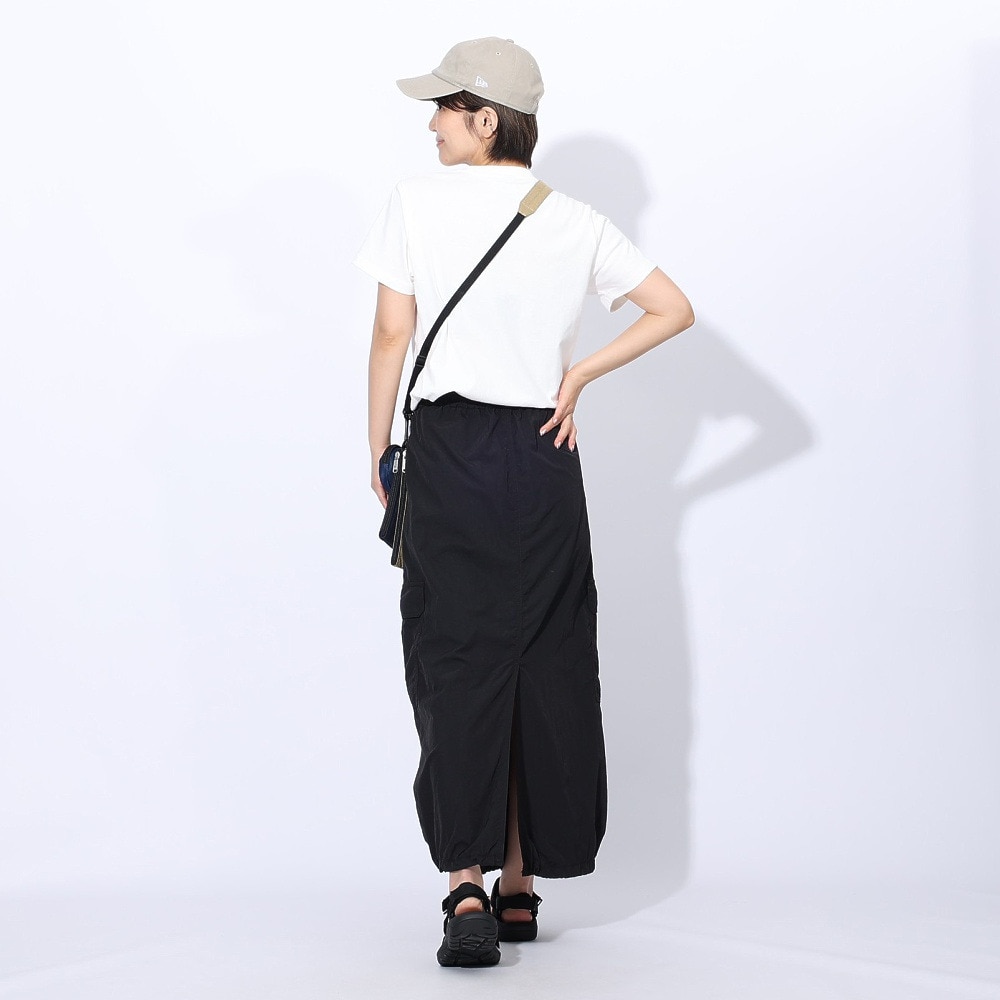 チャムス（CHUMS）（レディース）ロゴ 半袖Tシャツ CH11-2277-W014 ホワイト×レッド