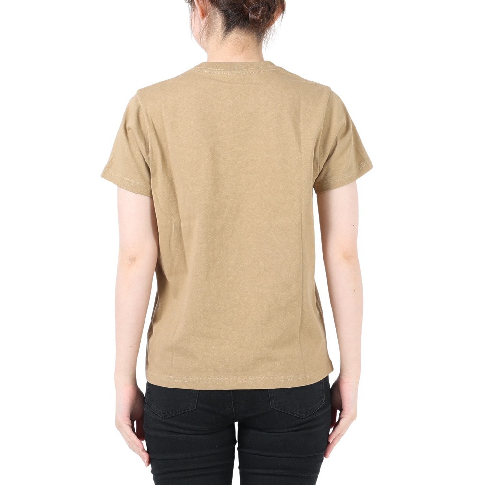 チャムス（CHUMS）（レディース）ブービーフェイス 半袖Tシャツ CH11-2278-B080 ベージュ
