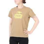 チャムス（CHUMS）（レディース）ブービーフェイス 半袖Tシャツ CH11-2278-B080 ベージュ