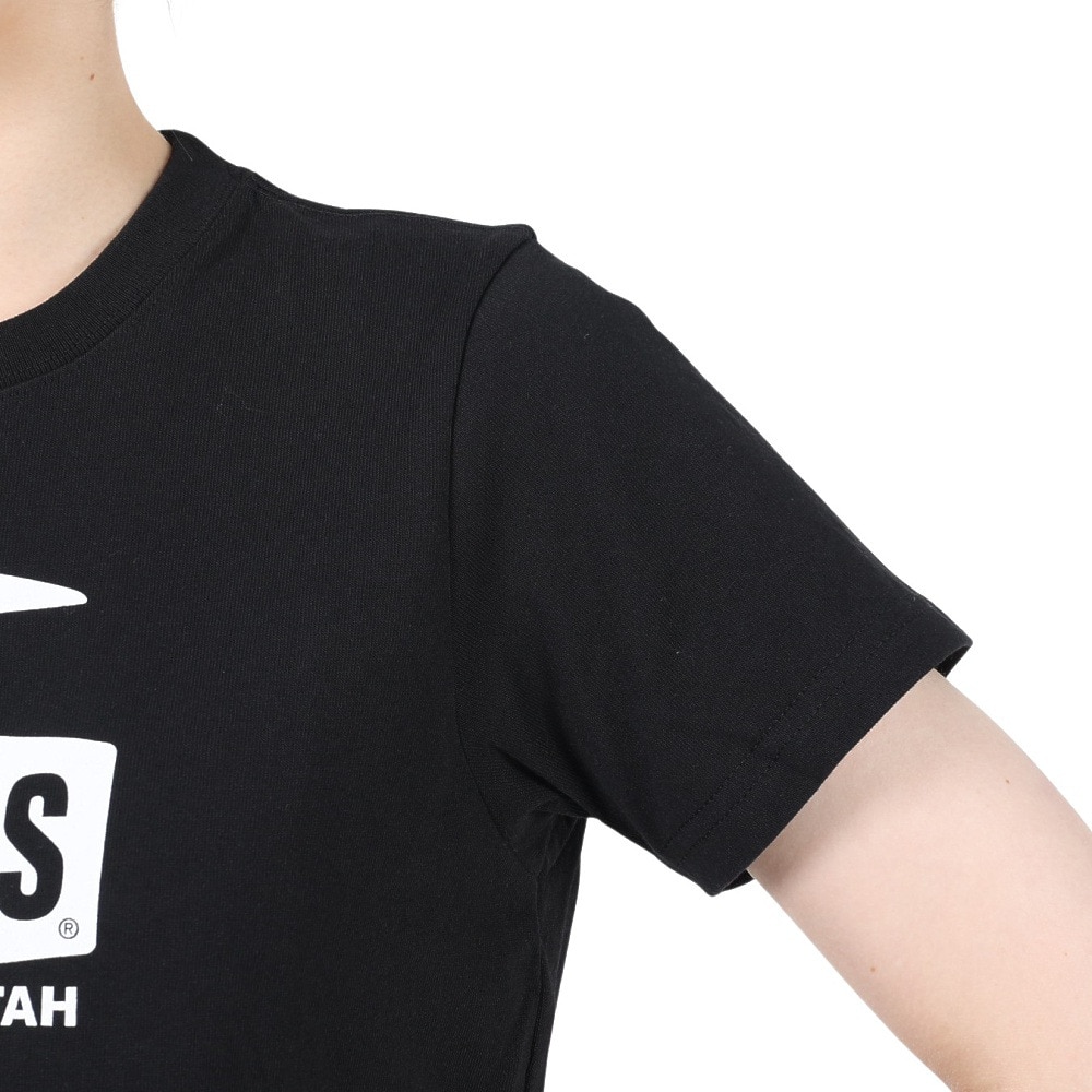 チャムス（CHUMS）（レディース）Tシャツ 半袖 ブービーフェイス CH11-2278-K004 ブラック×ホワイト