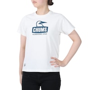 (レディース)Tシャツ 半袖 ブービーフェイス CH11-2278-W015 ホワイト×ネイビー