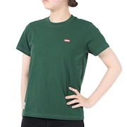 (レディース)半袖Tシャツ ブービーロゴTシャツ CH11-2279-M080 ダークグリーン