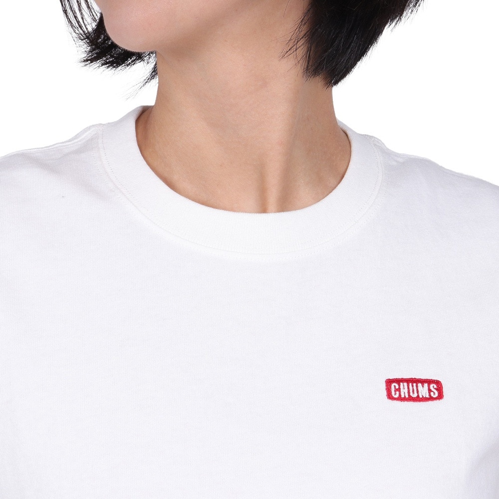 チャムス（CHUMS）（レディース）半袖Tシャツ ブービーロゴTシャツ CH11-2279-W001 ホワイト