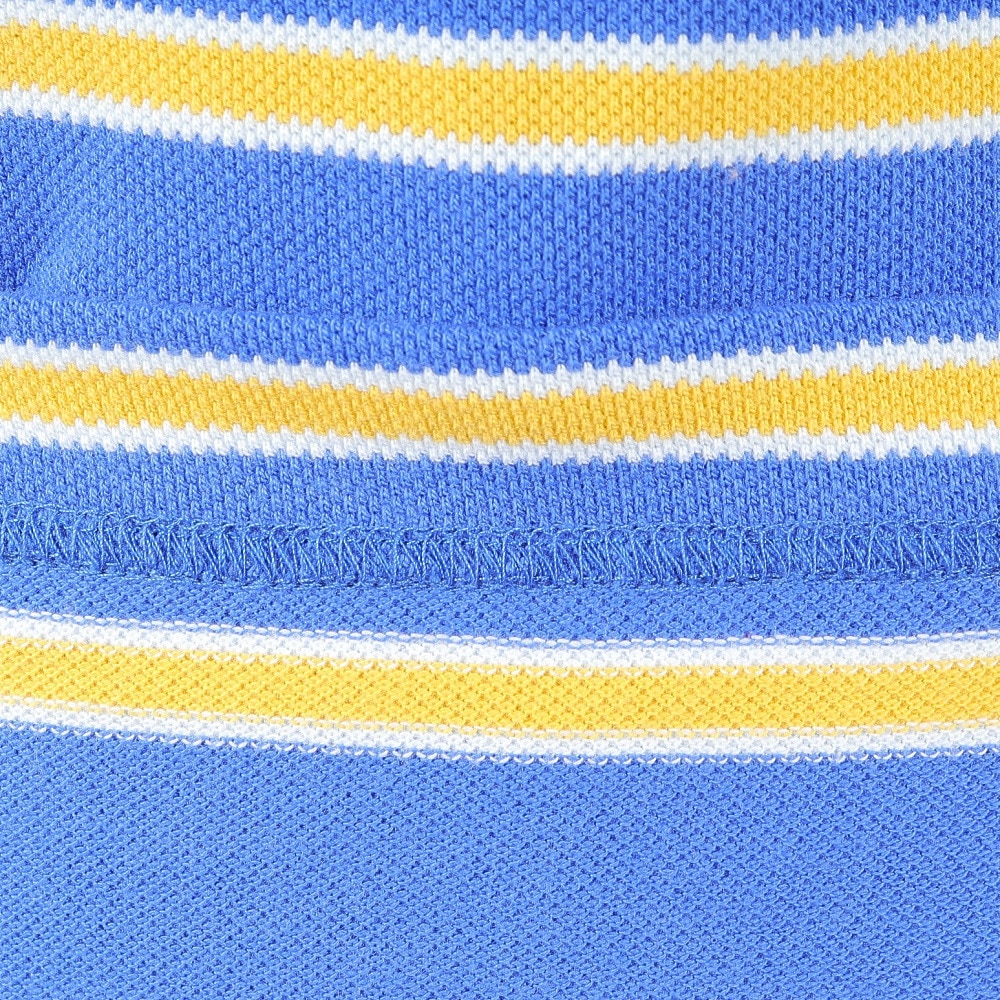 チャムス（CHUMS）（レディース）オーバーサイズド ブービー ボーダーピケTシャツ CH12-1187-A081 ブルー×イエロー