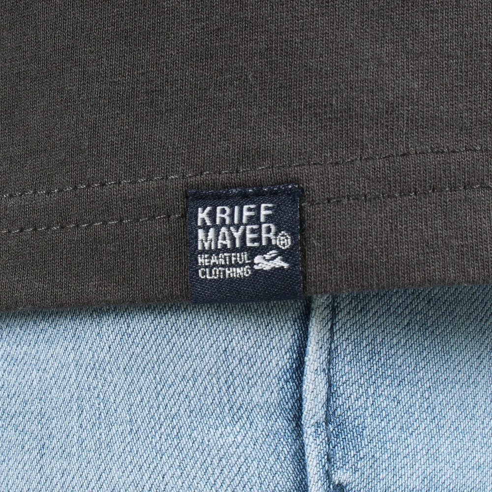 クリフメイヤー（KRIFF MAYER）（レディース）半袖Tシャツ ラビット半袖チュニック 2243107L-17:CHARCOAL チャコールグレー