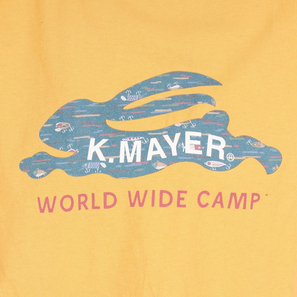クリフメイヤー（KRIFF MAYER）（レディース）半袖Tシャツ ラビット半袖チュニック 2243107L-90:MULTI-COL イエロー