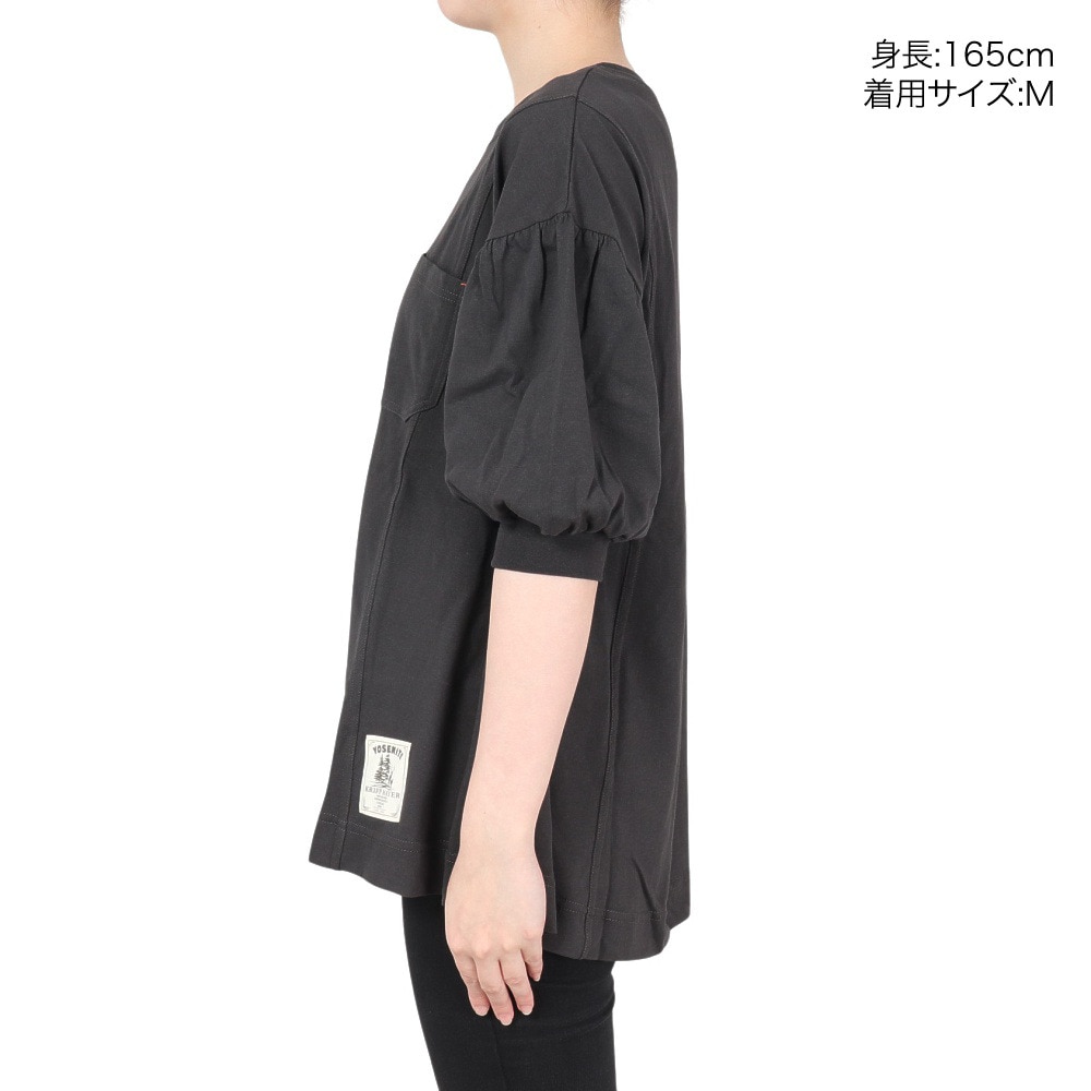 クリフメイヤー（KRIFF MAYER）（レディース）半袖Tシャツ ウェットプロテクト フレアTシャツ 2247813L-17:CHARCOAL チャコールグレー