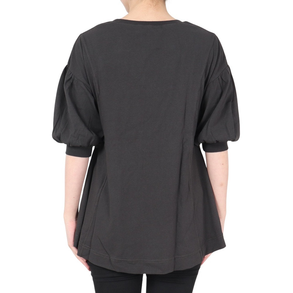 クリフメイヤー（KRIFF MAYER）（レディース）半袖Tシャツ ウェットプロテクト フレアTシャツ 2247813L-17:CHARCOAL チャコールグレー