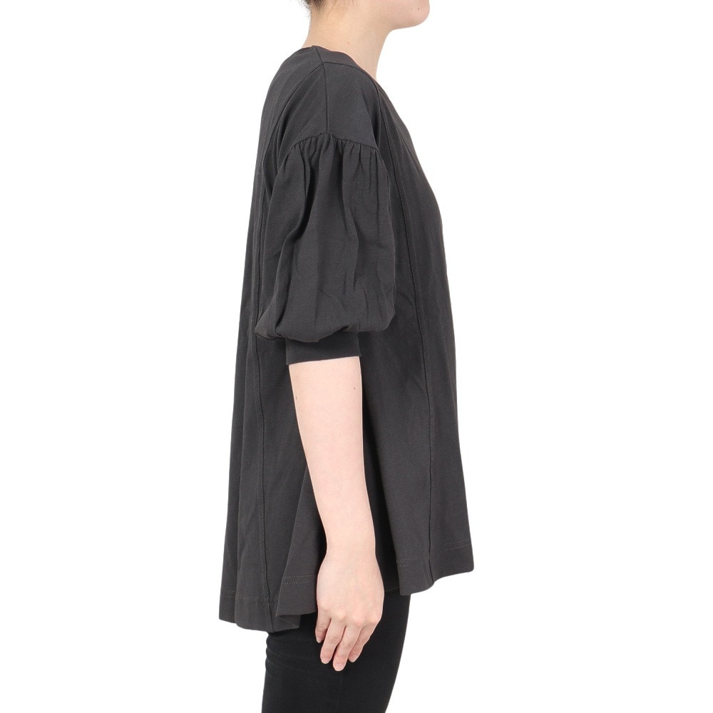 クリフメイヤー（KRIFF MAYER）（レディース）半袖Tシャツ ウェットプロテクト フレアTシャツ 2247813L-17:CHARCOAL チャコールグレー