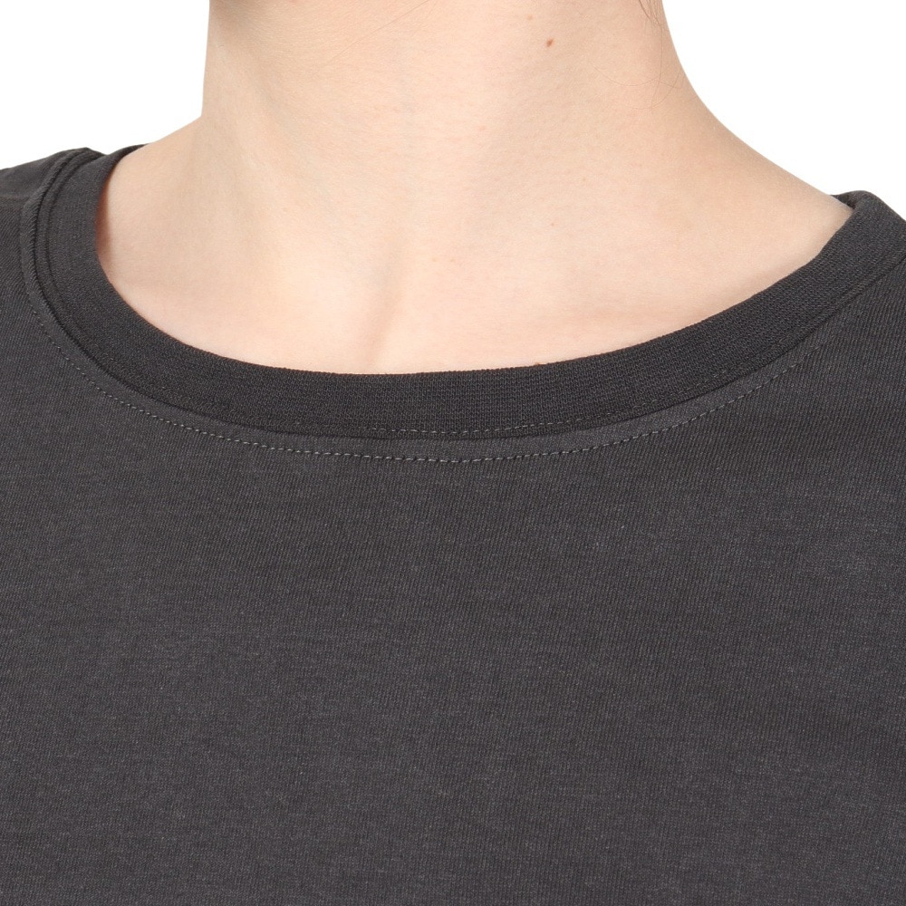 クリフメイヤー（KRIFF MAYER）（レディース）半袖Tシャツ ウェットプロテクト フレアTシャツ 2247813L-17:CHARCOAL チャコールグレー