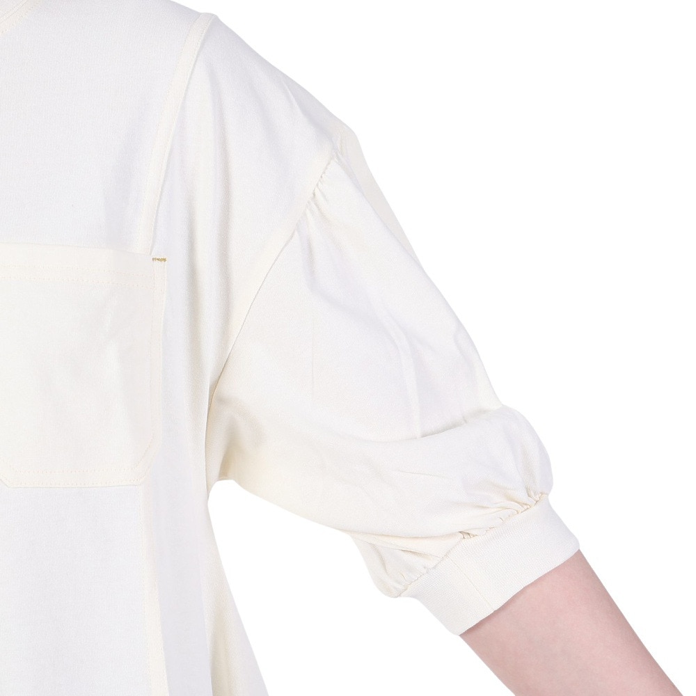 クリフメイヤー（KRIFF MAYER）（レディース）接触冷感 吸水速乾 半袖Tシャツ ウェットプロテクト フレアTシャツ 2247813L-5:OFF ホワイト