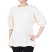 クリフメイヤー（KRIFF MAYER）（レディース）半袖Tシャツ ウェットプロテクト フレアTシャツ 2247813L-5:OFF ホワイト
