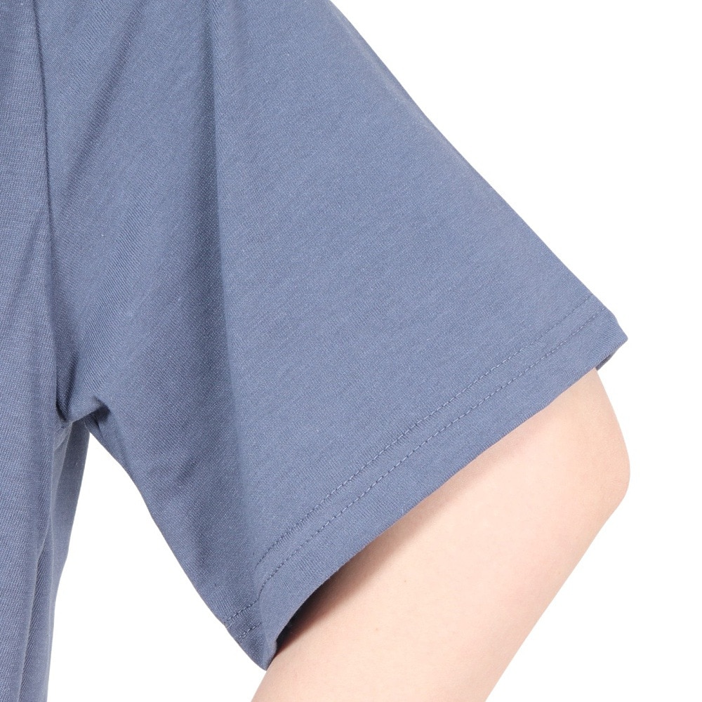 クリフメイヤー（KRIFF MAYER）（レディース）接触冷感 吸水速乾 半袖Tシャツ 冷感ラビットロゴTシャツ 2247815L-79:NAVY ネイビー