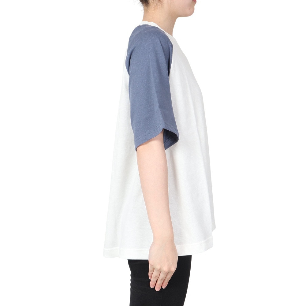 クリフメイヤー（KRIFF MAYER）（レディース）接触冷感 吸水速乾 半袖Tシャツ 冷感ラビットロゴTシャツ 2247815L-90:MULTI-COL ホワイト
