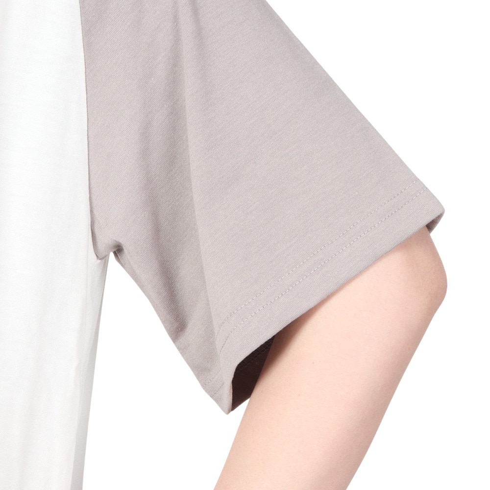 クリフメイヤー（KRIFF MAYER）（レディース）接触冷感 吸水速乾 半袖Tシャツ 冷感ラビットロゴTシャツ 2247815L-90:MULTI-COL ホワイト