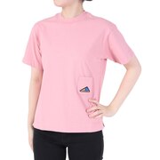 ニューバランス（new balance）（レディース）半袖Tシャツ MT1996 ショートスリーブTシャツ AWT35021-HAO ピンク