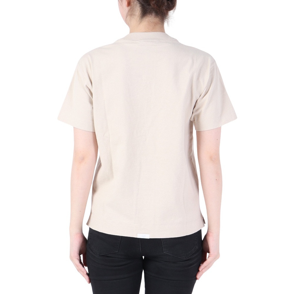 ニューバランス（new balance）（レディース）半袖Tシャツ MT1996 ショートスリーブTシャツ AWT35021-TWF ベージュ