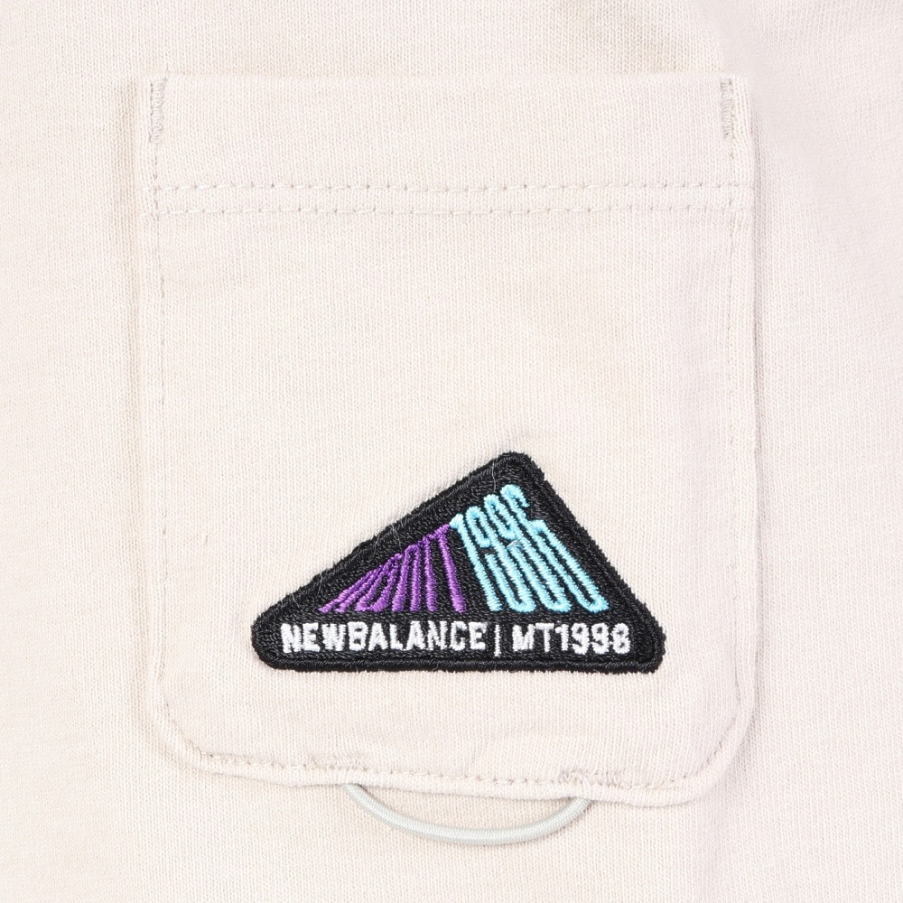 ニューバランス（new balance）（レディース）半袖Tシャツ MT1996 ショートスリーブTシャツ AWT35021-TWF ベージュ