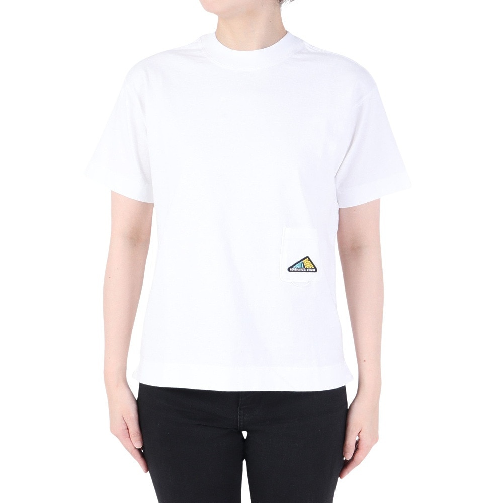 ニューバランス（new balance）（レディース）半袖Tシャツ MT1996 ショートスリーブTシャツ AWT35021-WT ホワイト