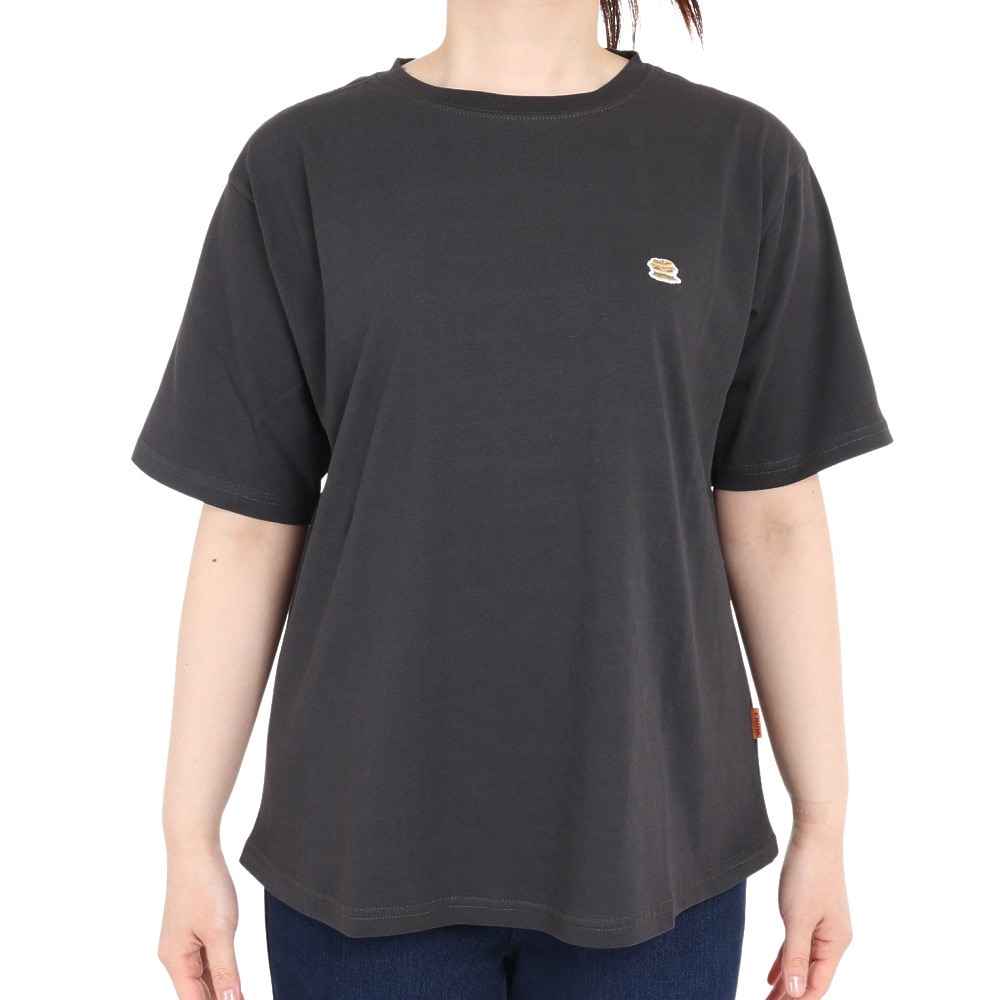 クリフメイヤー（KRIFF MAYER）（レディース）半袖Tシャツ ウェットプロテクトTシャツ バーガー 2257811L-17:CHARCOAL チャコールグレー