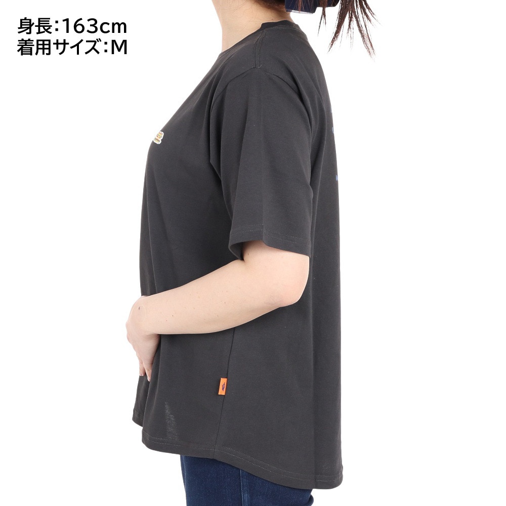 クリフメイヤー（KRIFF MAYER）（レディース）半袖Tシャツ ウェットプロテクトTシャツ バーガー 2257811L-17:CHARCOAL チャコールグレー