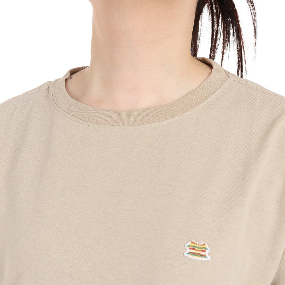 クリフメイヤー（KRIFF MAYER）（レディース）接触冷感 吸水速乾 半袖Tシャツ ウェットプロテクトTシャツ バーガー 2257811L-20:BEIGE ベージュ