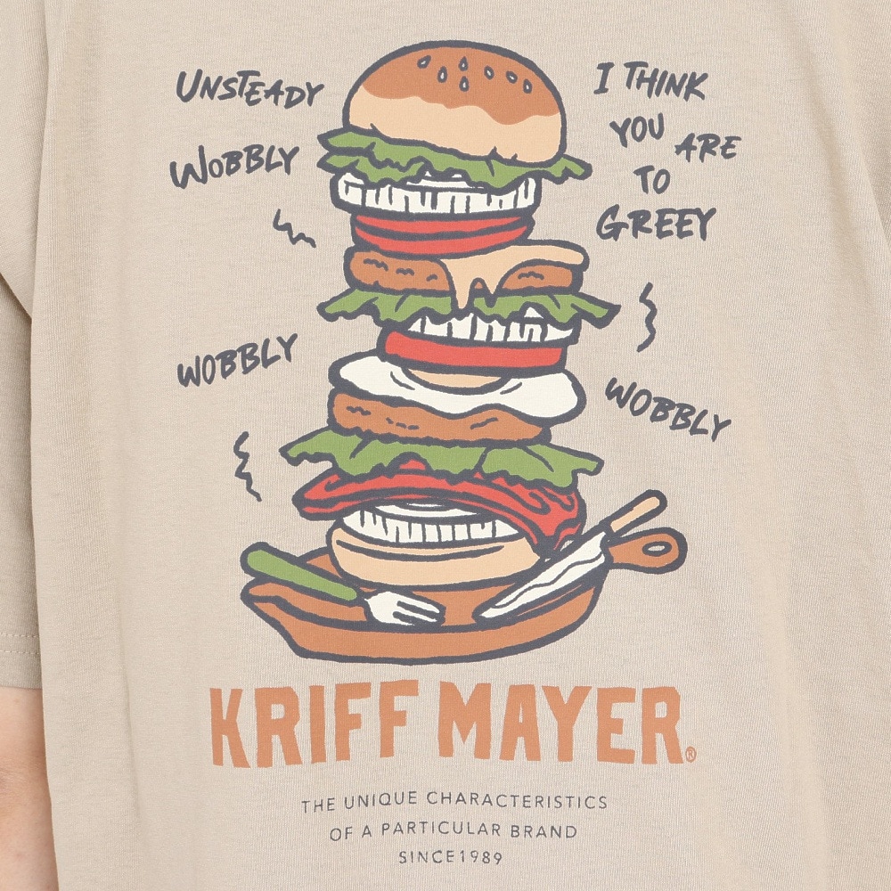 クリフメイヤー（KRIFF MAYER）（レディース）接触冷感 吸水速乾 半袖Tシャツ ウェットプロテクトTシャツ バーガー 2257811L-20:BEIGE ベージュ