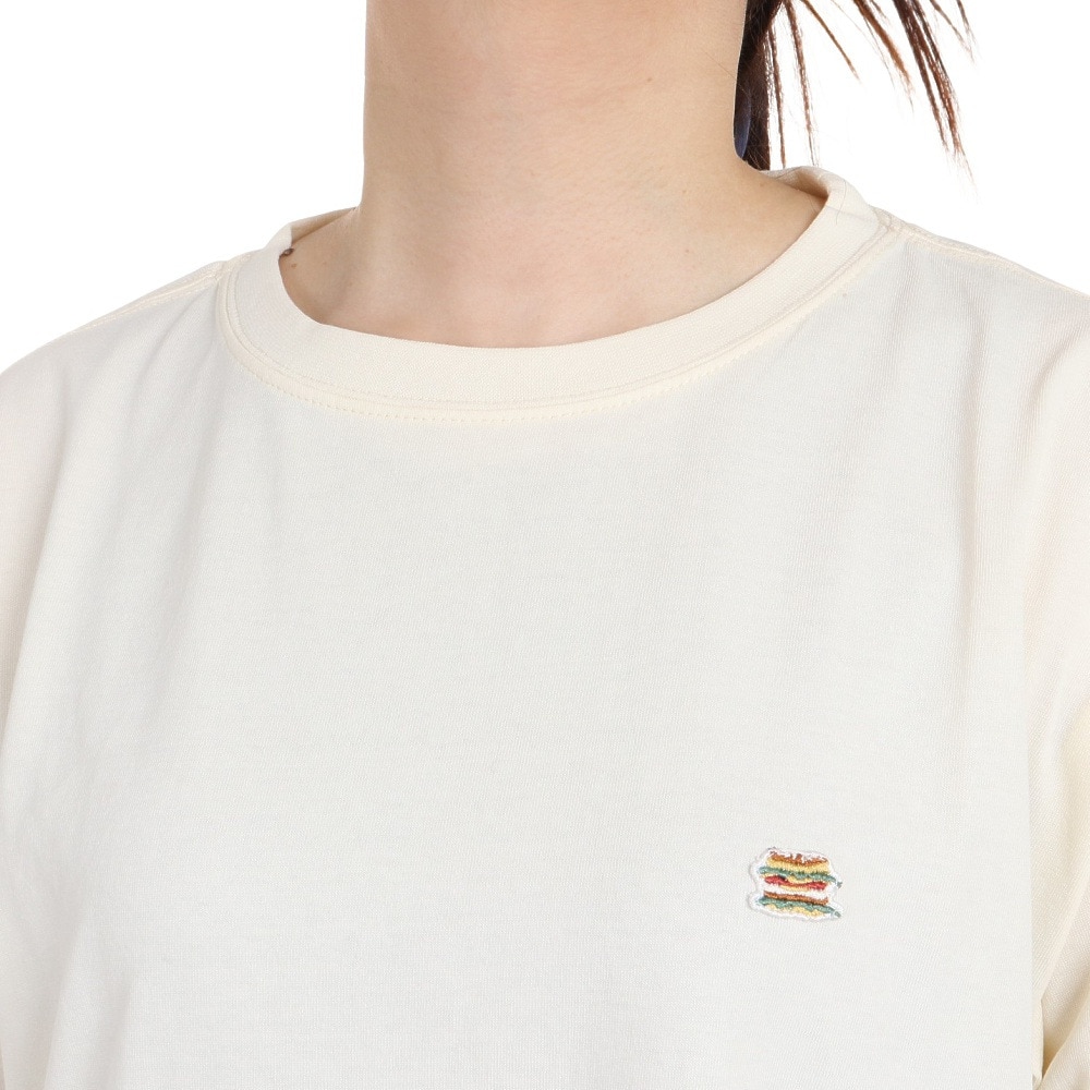 クリフメイヤー（KRIFF MAYER）（レディース）接触冷感 吸水速乾 半袖Tシャツ ウェットプロテクトTシャツ バーガー 2257811L-5:OFF オフホワイト