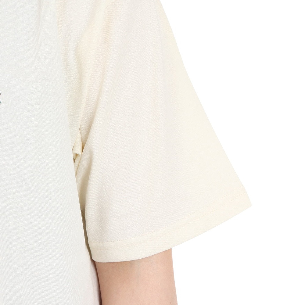 クリフメイヤー（KRIFF MAYER）（レディース）接触冷感 吸水速乾 半袖Tシャツ ウェットプロテクトTシャツ バーガー 2257811L-5:OFF オフホワイト