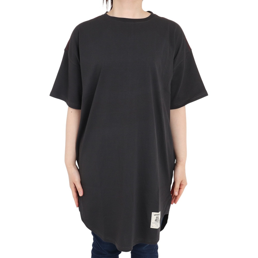 クリフメイヤー（KRIFF MAYER）（レディース）ウェットプロテクト 半袖 チュニック 2257813L-17:CHARCOAL チャコールグレー