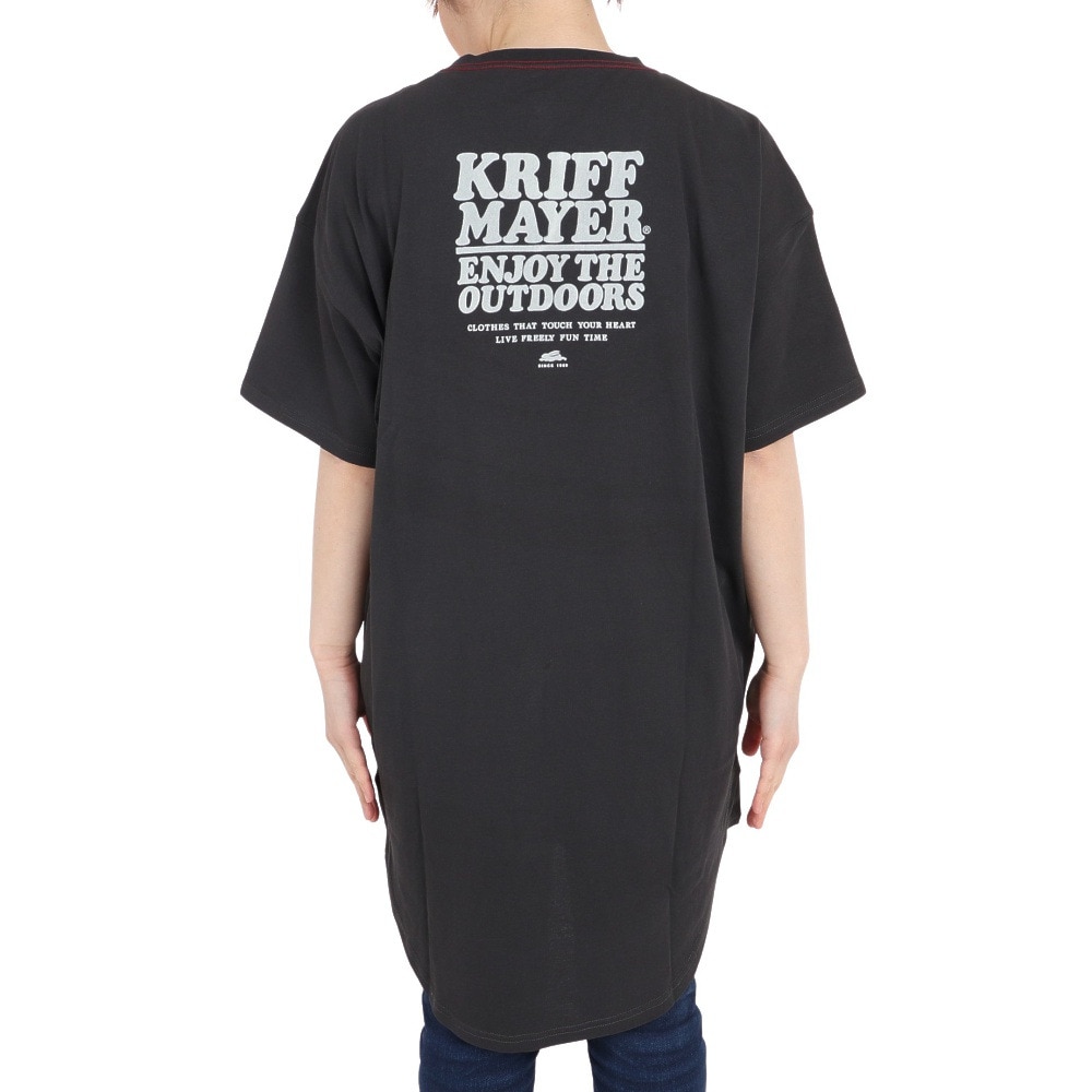クリフメイヤー（KRIFF MAYER）（レディース）ウェットプロテクト 半袖 チュニック 2257813L-17:CHARCOAL チャコールグレー