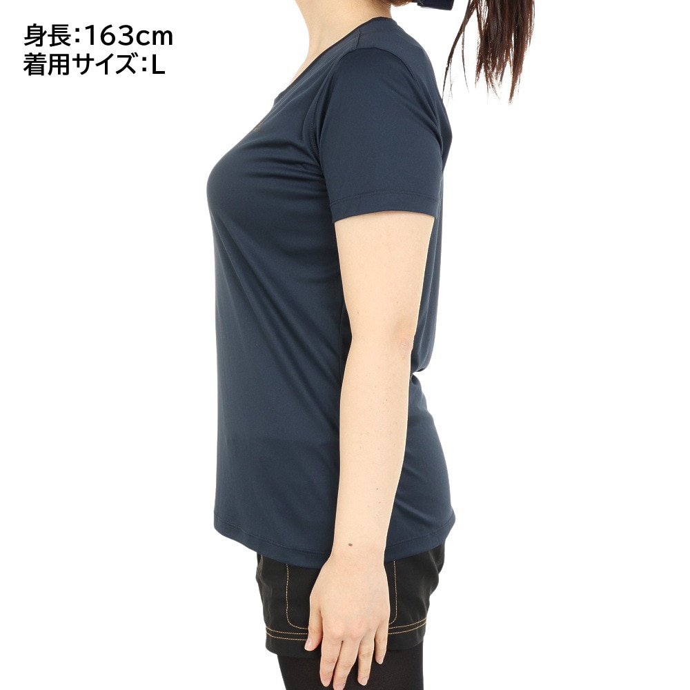 ジャックウルフスキン（JackWolfskin）（レディース）TECH 半袖Tシャツ 1807122-1010 ネイビー